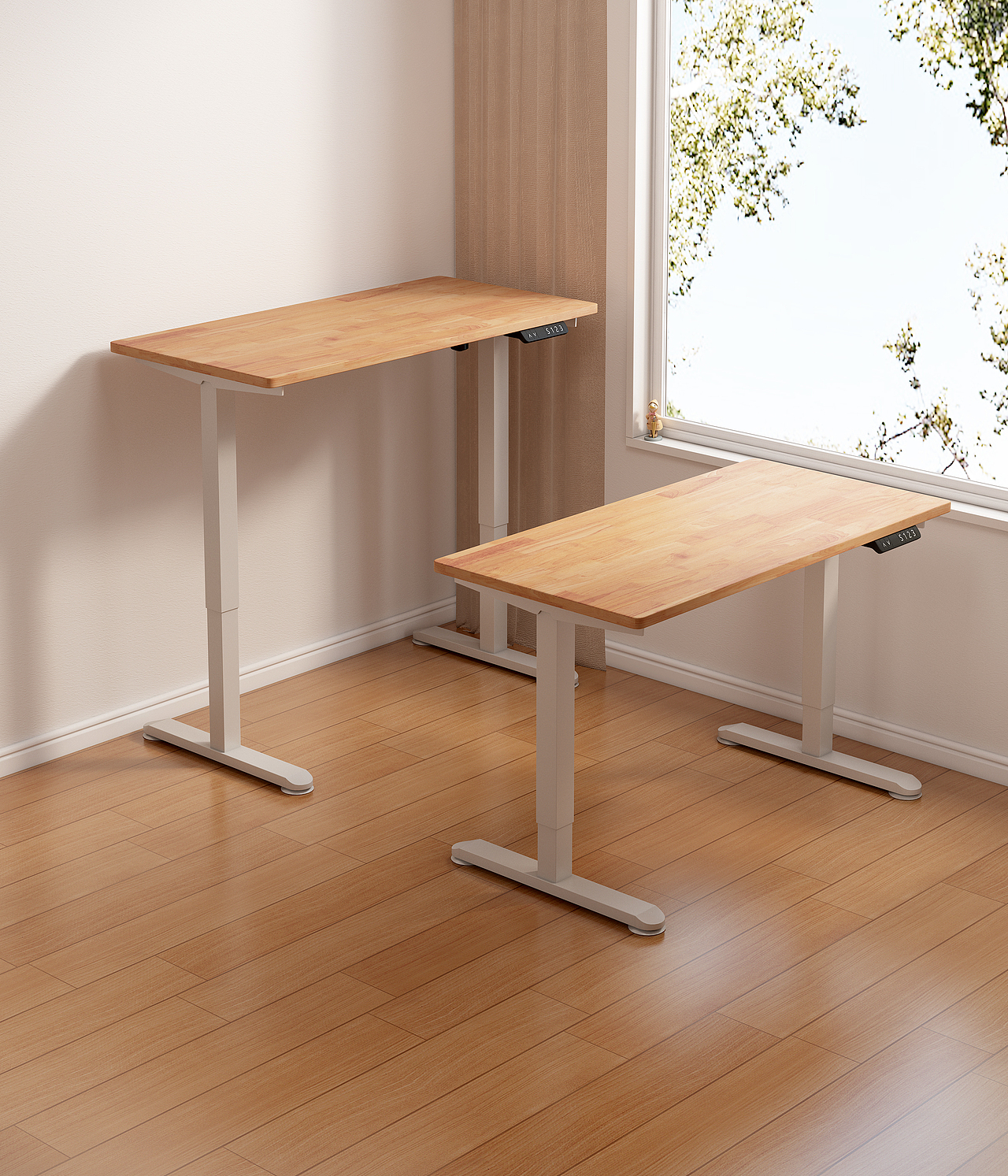 升降桌*2 三维产品建模渲染