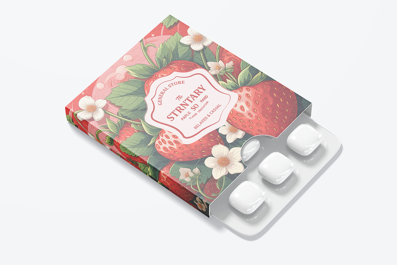 无糖口香糖｜包装设计（图ZMzY2MjExODg4） - 包装 - 站酷设计师六月的雨JuneRain原创素材 - 站酷ZCOOL