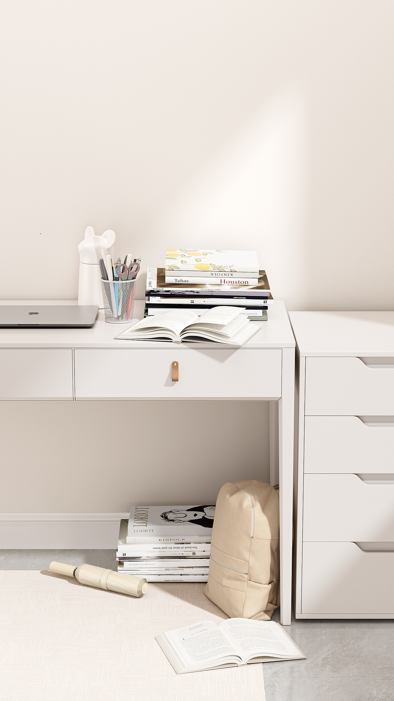 【产品渲染】开口书包置物架（图ZMzYxMzU1OTI4） - 场景 - 站酷设计师YOMI工作室原创素材 - 站酷ZCOOL