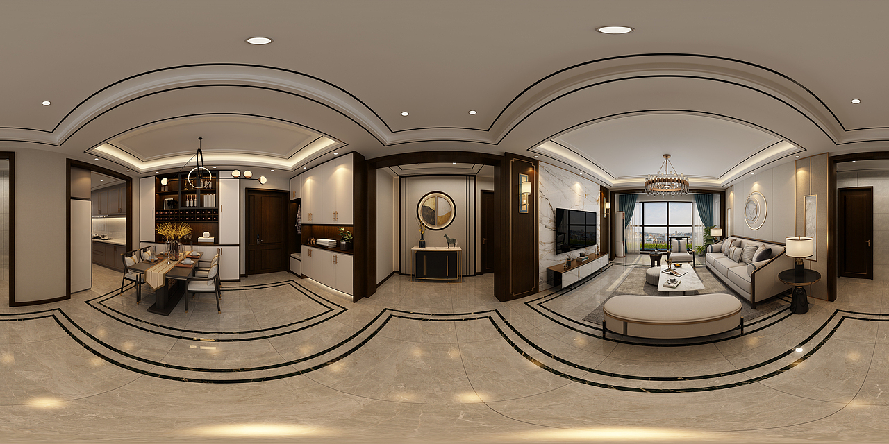 新中式轻奢全景方案