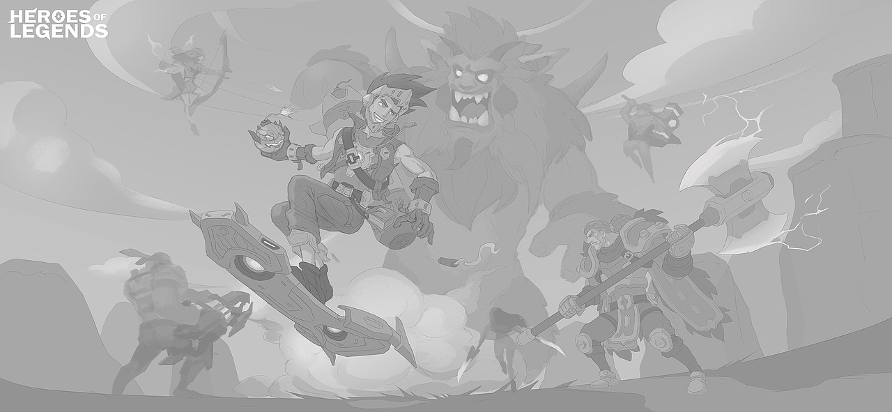 欧美卡通项目世界观概念（图ZMzAxNDMwNTQw） - 游戏原画 - 站酷设计师云师兄1983原创素材 - 站酷ZCOOL