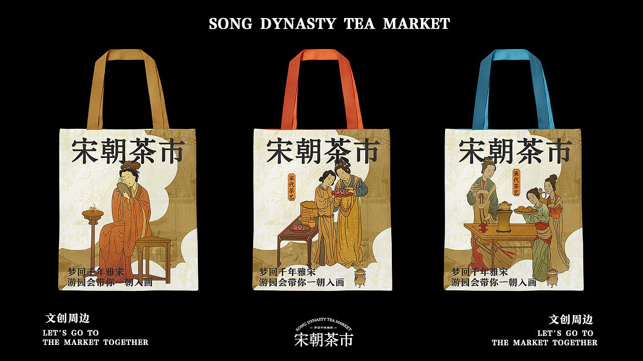 宋朝茶市-市集视觉设计