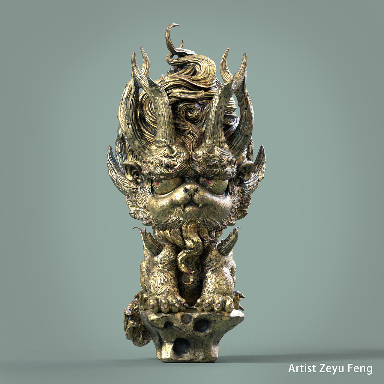 【临摹】镇墓萌兽