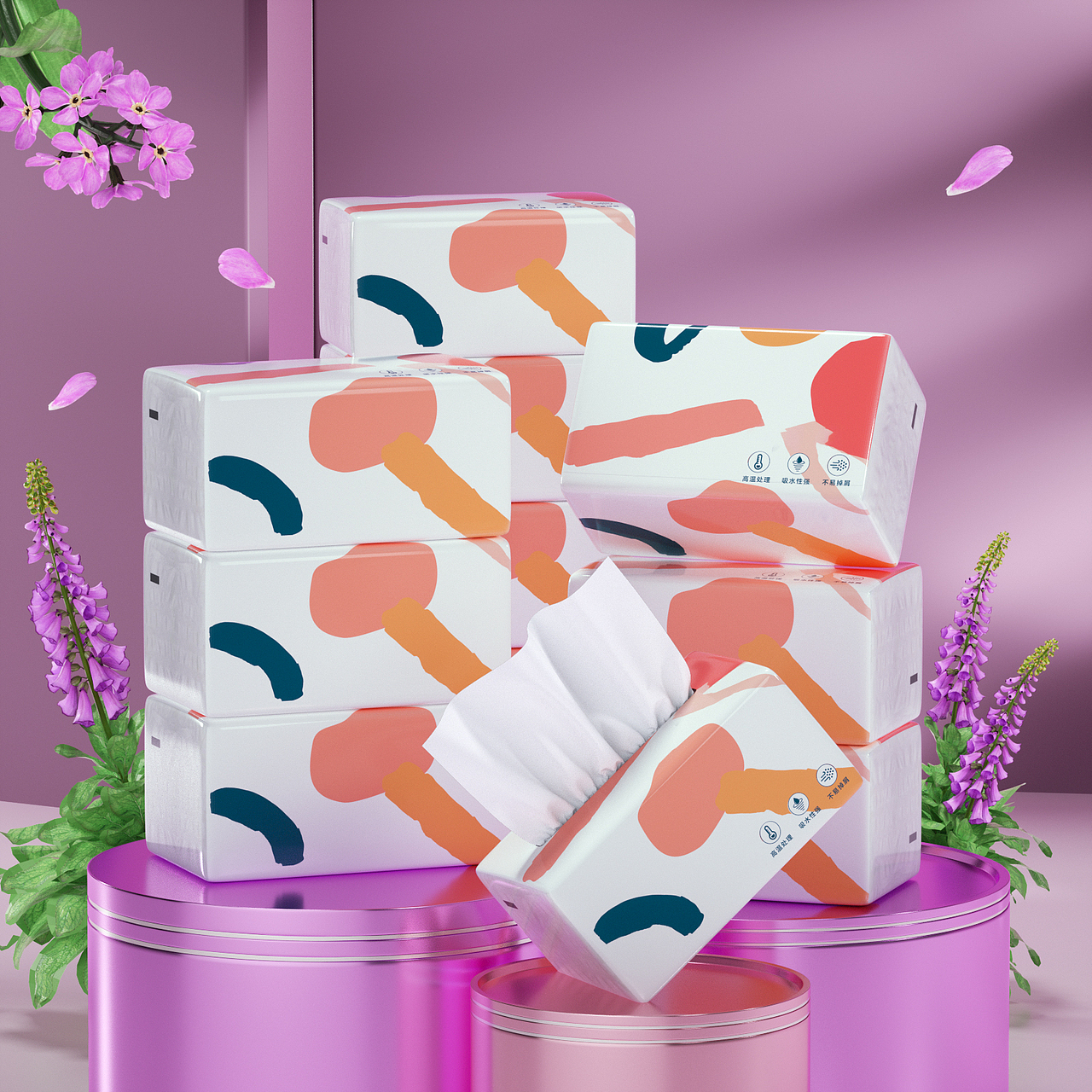 纸巾纸抽建模渲染图（图ZMzA5Nzk3NDA4） - 场景 - 站酷设计师黄三泰原创素材 - 站酷ZCOOL