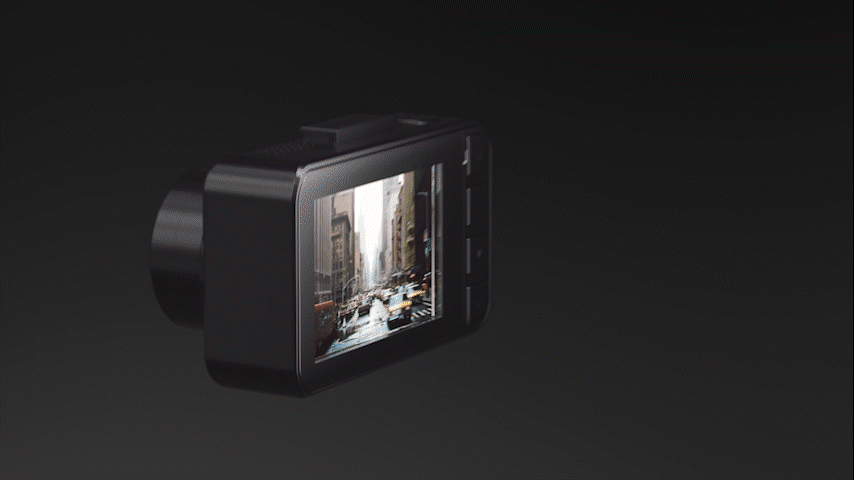 GKU 「D500」dash cam 行车记录仪相机亚马逊产品动画