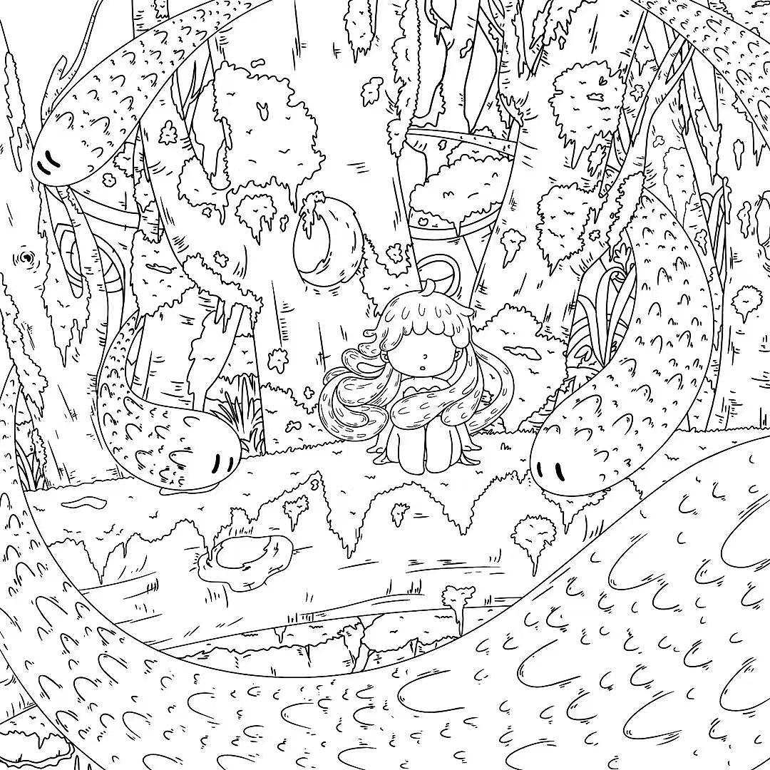 森林奇遇（图ZMzQ3NjgyOTYw） - 商业插画 - 站酷设计师夜郎熙原创素材 - 站酷ZCOOL