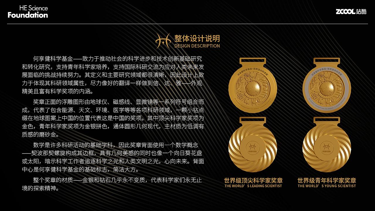 何享健科学基金“科学之光”奖章设计(图ZMzcwMDA2MzY4) - 其他工业/产品 - 站酷设计师设计师王娅娅原创素材 - 站酷ZCOOL