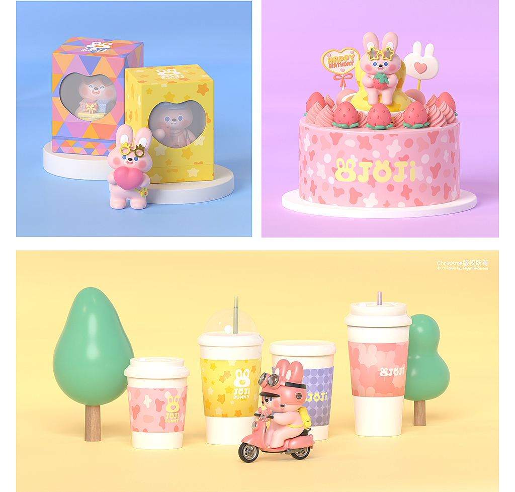 乔吉兔JOJiBUNNY | 动态表情包x头像x插画