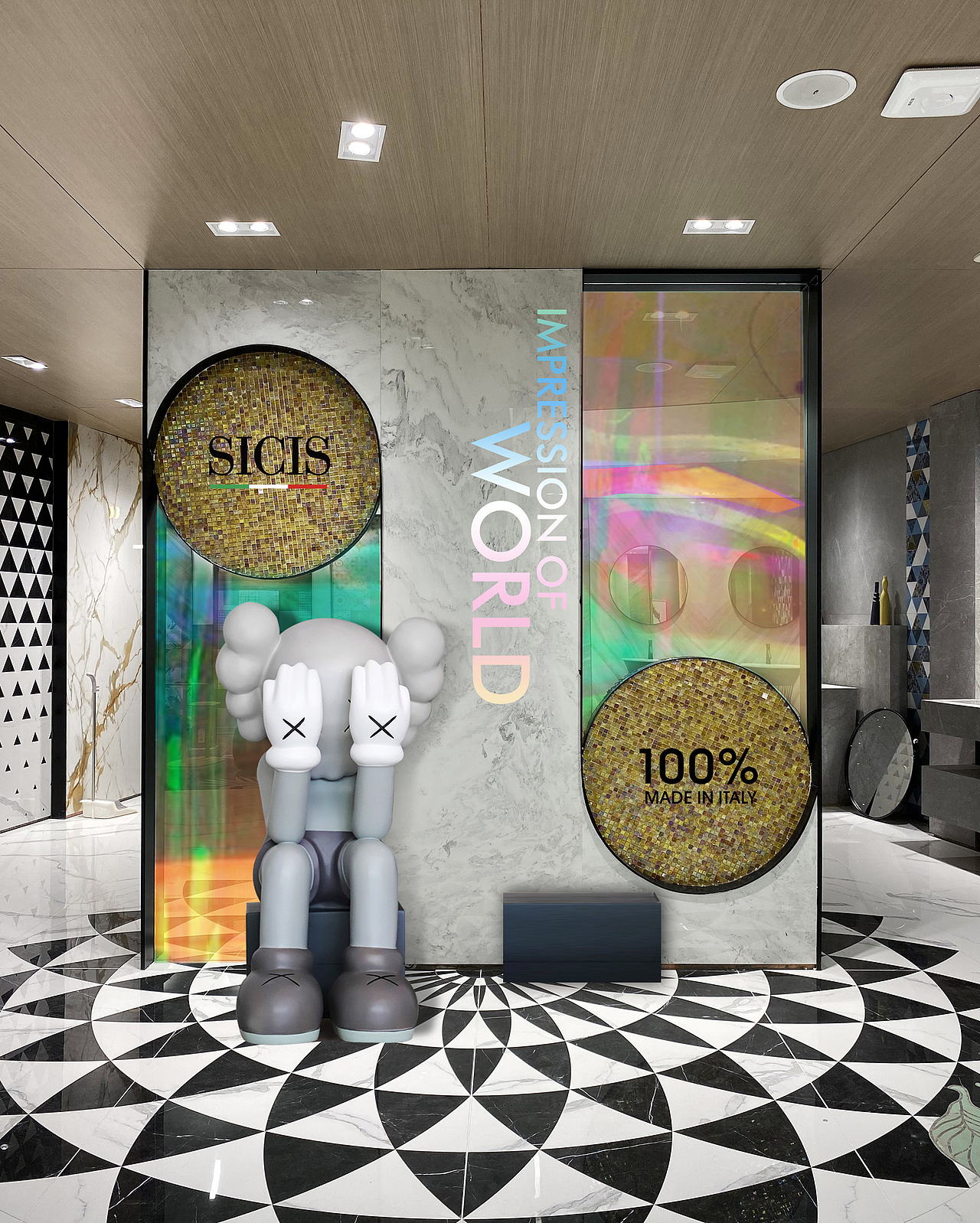 瓷砖展厅丨浙江（图ZMzMwNjYxODcy） - 商业空间设计 - 站酷设计师Yumi_杨原创素材 - 站酷ZCOOL