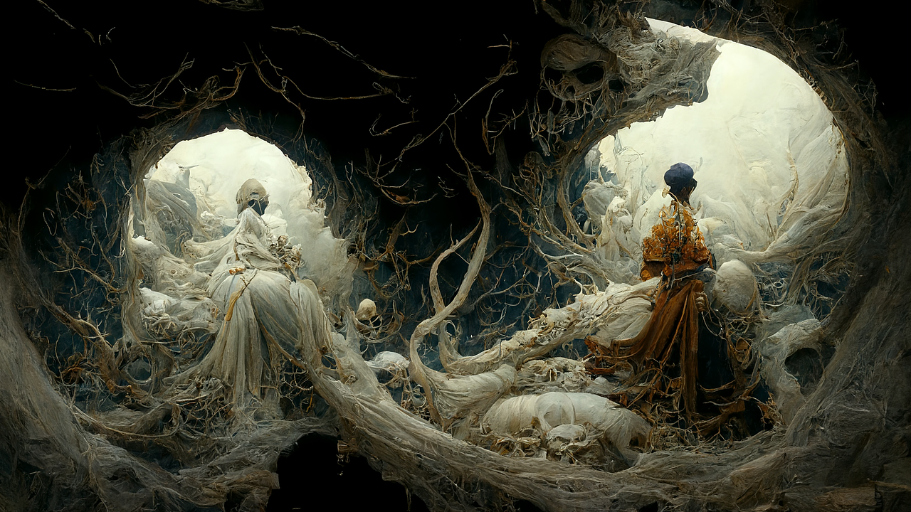 白骨精拿到了首轮天使融资后白骨洞总部装修效果图（图ZMzEzNTg5NjI0） - 其他 - 站酷设计师老飘飘原创素材 - 站酷ZCOOL