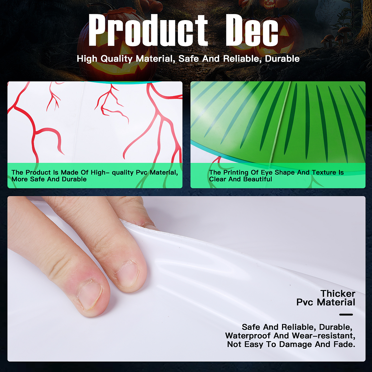 万圣节眼球充气玩具