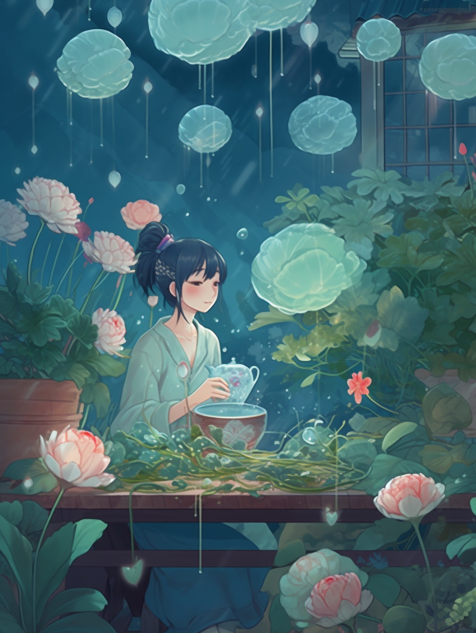 MIDJOURNEY AI生成插画