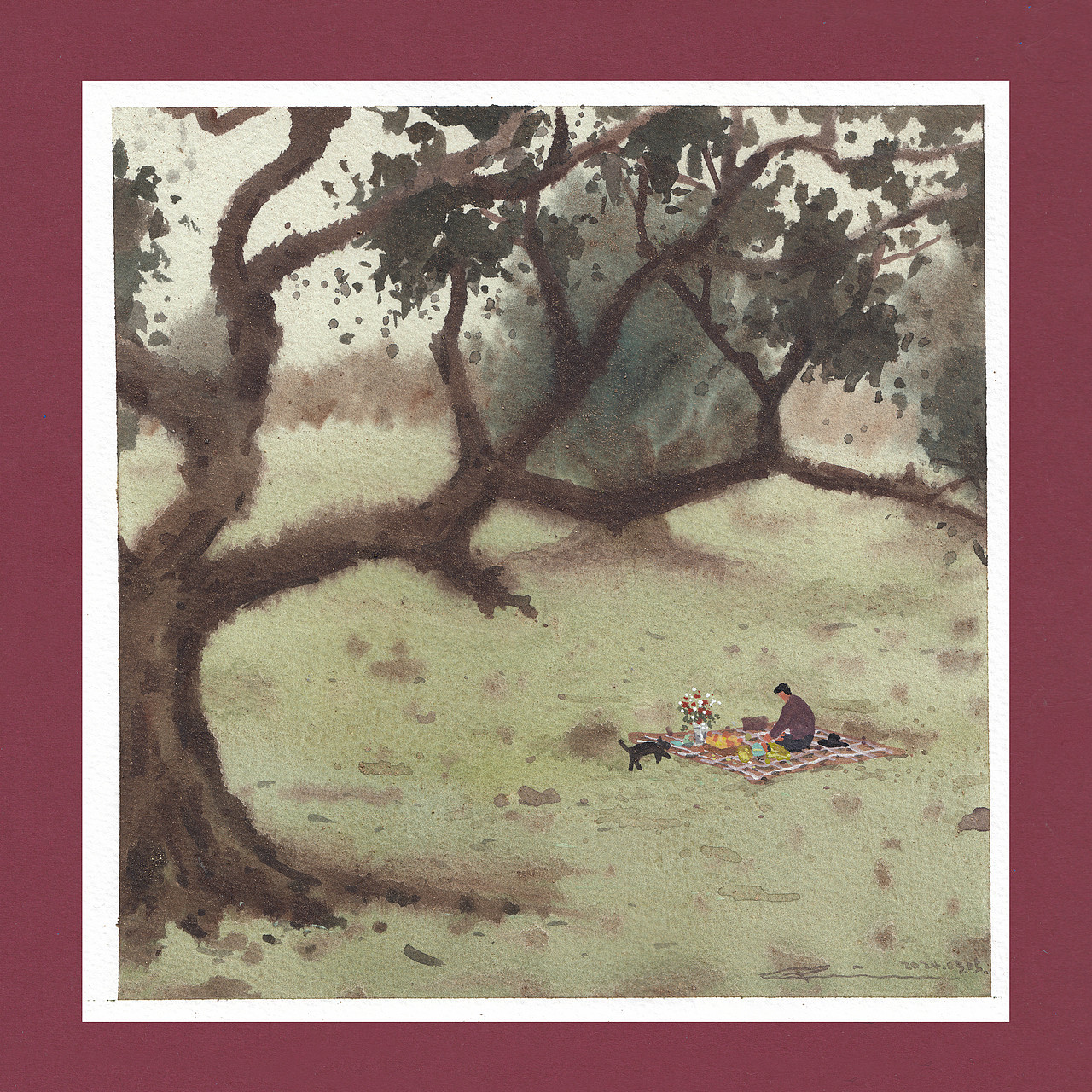 我的第56-58本画本-一人一狗的生活游记