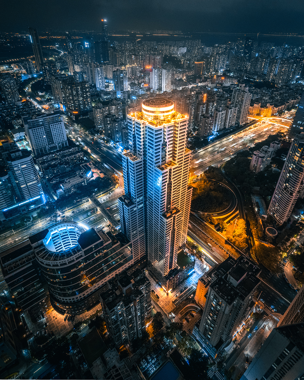 深圳联合国际大厦夜景（图ZMzUxNzEyOTcy） - 环境/建筑摄影 - 站酷设计师淹死的馒头123原创素材 - 站酷ZCOOL