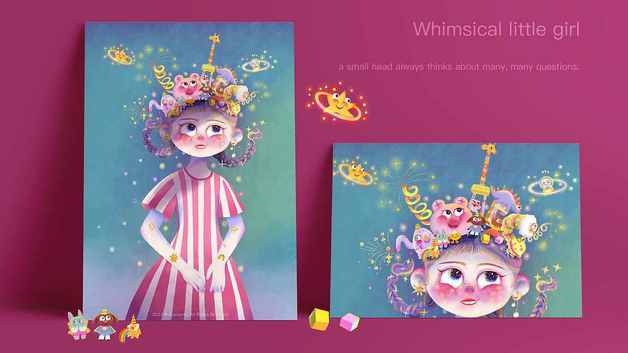 2022年插画小结（图ZMzAyMzAyMDcy） - 创作习作 - 站酷设计师Xu小牛原创素材 - 站酷ZCOOL