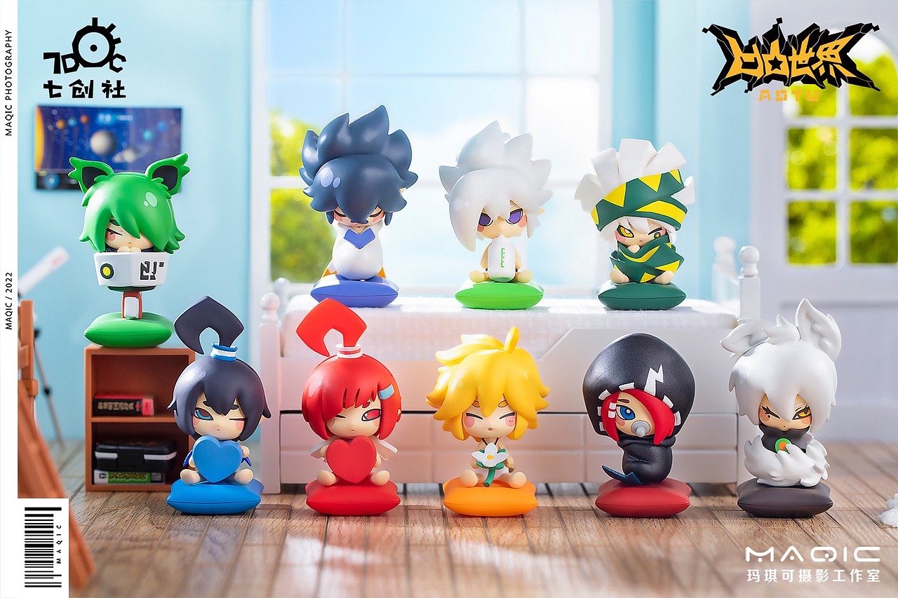 《凹凸世界》系列手办盲盒——潮玩盲盒拍摄