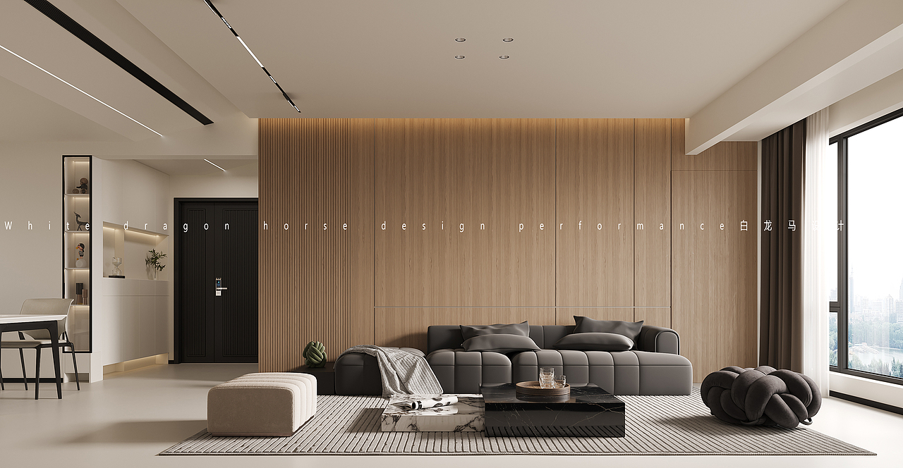 现代-白龙马效果图