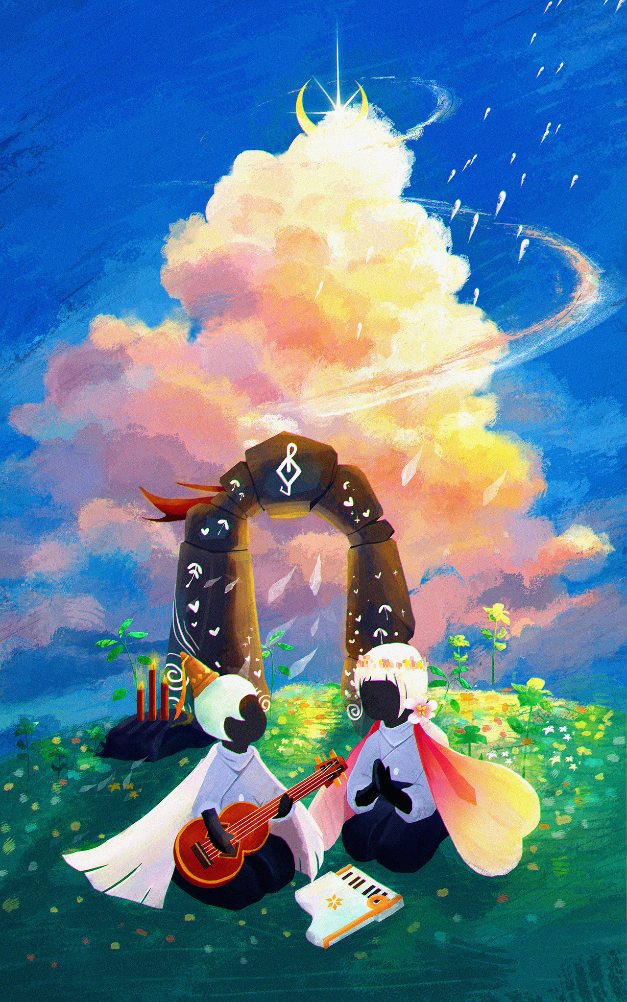 如风夏日-光遇系列（图ZMzA1MjYwODU2） - 创作习作 - 站酷设计师拾酒儿_ShiJ原创素材 - 站酷ZCOOL