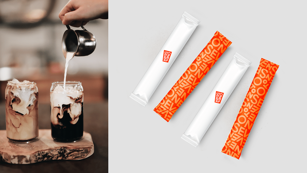 ONE TO SEVEN | 咖啡品牌设计（图ZMzMxMTk1Mjc2） - 品牌 - 站酷设计师次原幸子原创素材 - 站酷ZCOOL