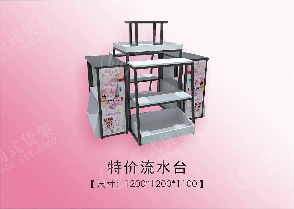 美妆产品展示架调色师指甲油架亚克力高架工厂直销