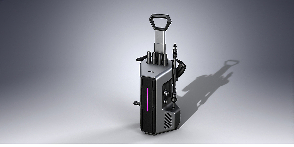 木马设计 | 海力立式高压清洗机