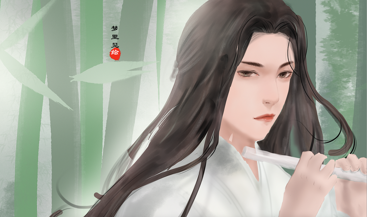古风少年（图ZMjk2NzA2Nzc2） - 商业插画 - 站酷设计师白胡子老头头原创素材 - 站酷ZCOOL