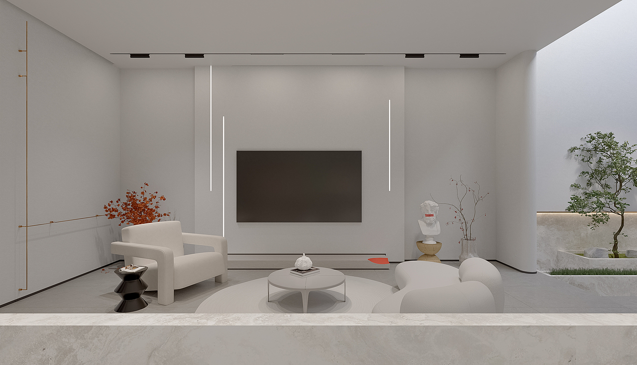 侘寂空间表现D5（图ZMzAwMjM5NDQ0） - 家装设计 - 站酷设计师羽沫设计原创素材 - 站酷ZCOOL