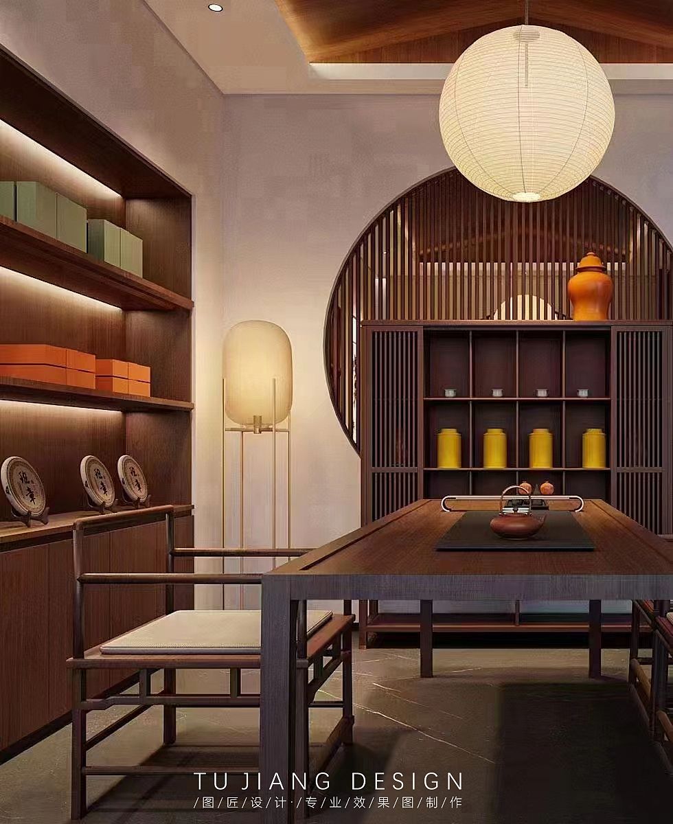 新中式茶室案例分享