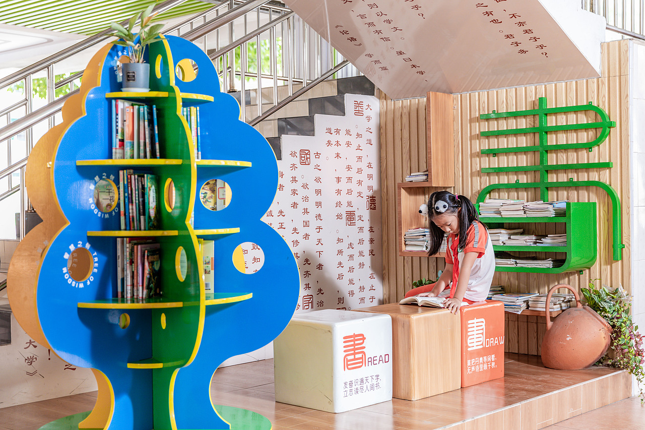 万江第五小学-校园文化建设落地实录（图ZMzEzNTAzOTM2） - 环境/建筑摄影 - 站酷设计师联想空间校园文化原创素材 - 站酷ZCOOL