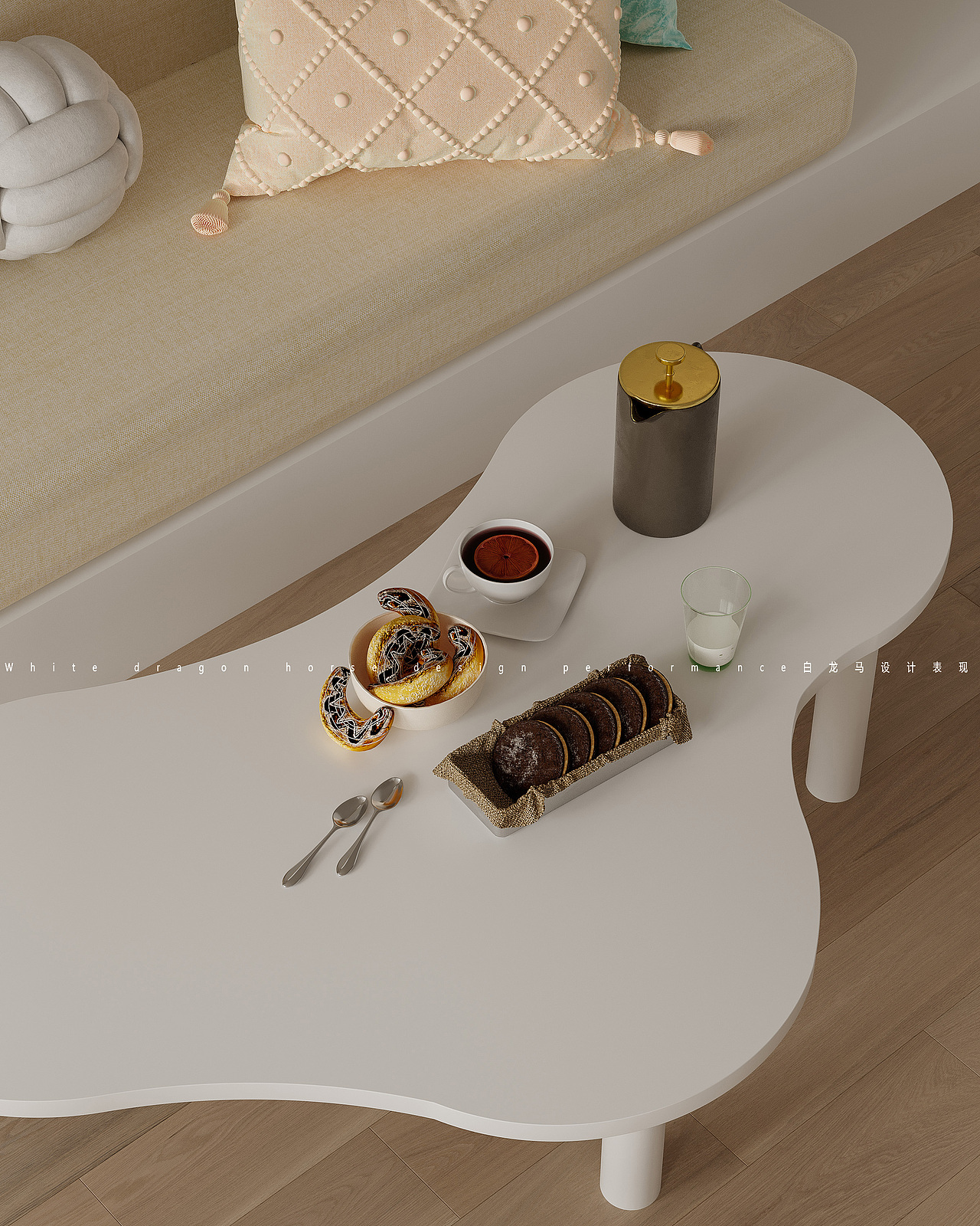 诧寂风格——白龙马效果图