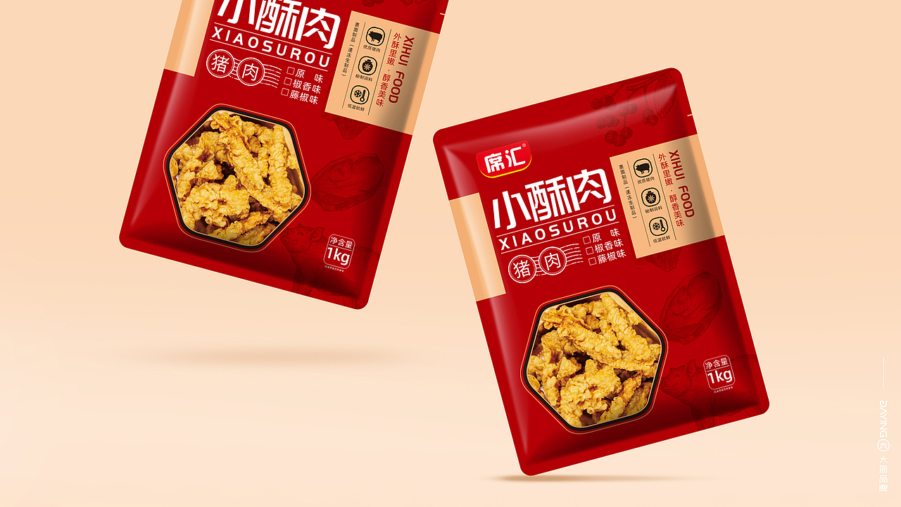 小酥肉包装设计（图ZMzI3NDU3NTgw） - 包装 - 站酷设计师东方圣杰原创素材 - 站酷ZCOOL