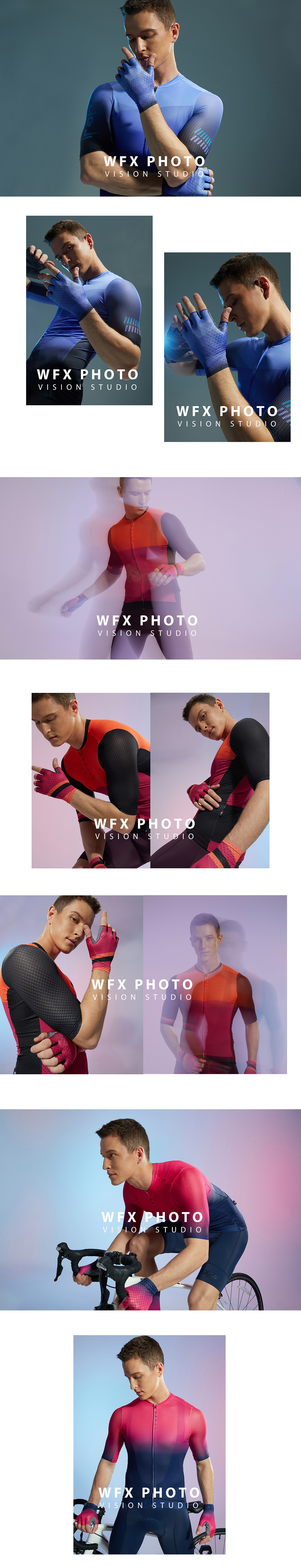 电商服装摄影 |男士运动骑行服服装 |跨境服装拍摄