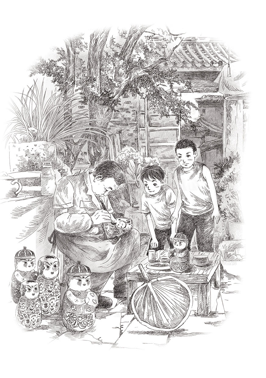 一水绕江南（图ZMzU3OTA2Mjg4） - 艺术插画 - 站酷设计师花间泪文化创艺原创素材 - 站酷ZCOOL