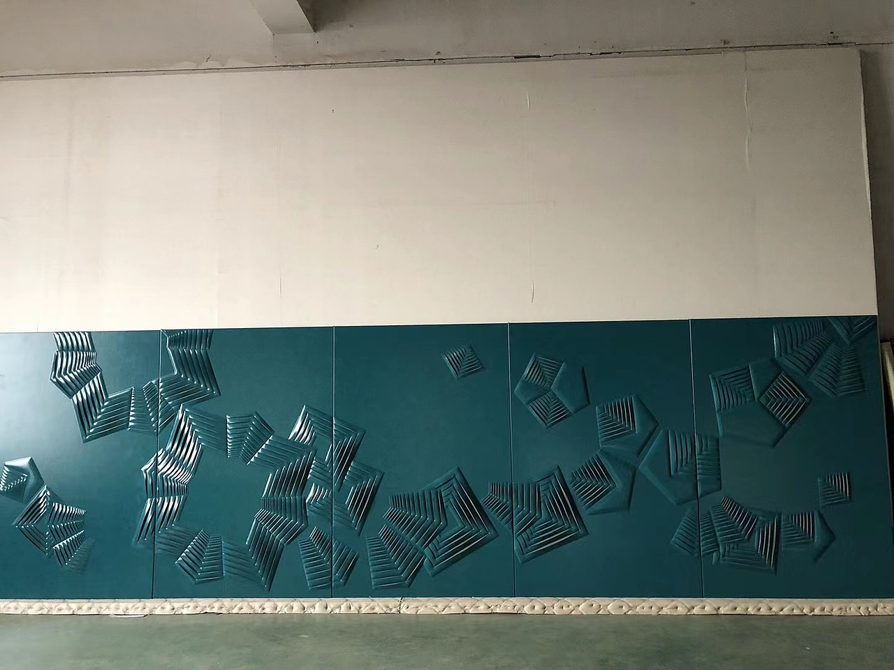 皮雕刺绣背景墙硬包软包立体装裱客厅沙发卧室背景墙