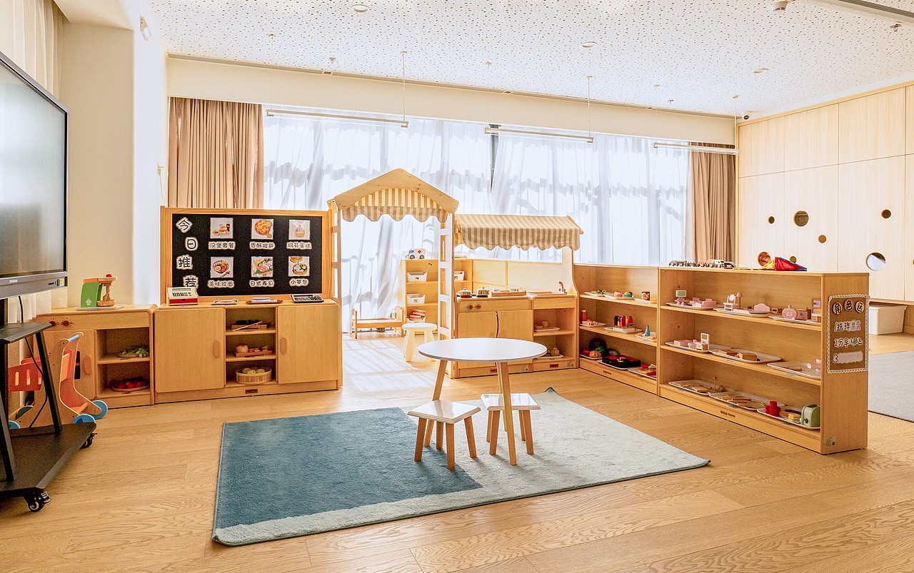 自然氧气屋,城市里的森林王国,幼儿园室内装修设计