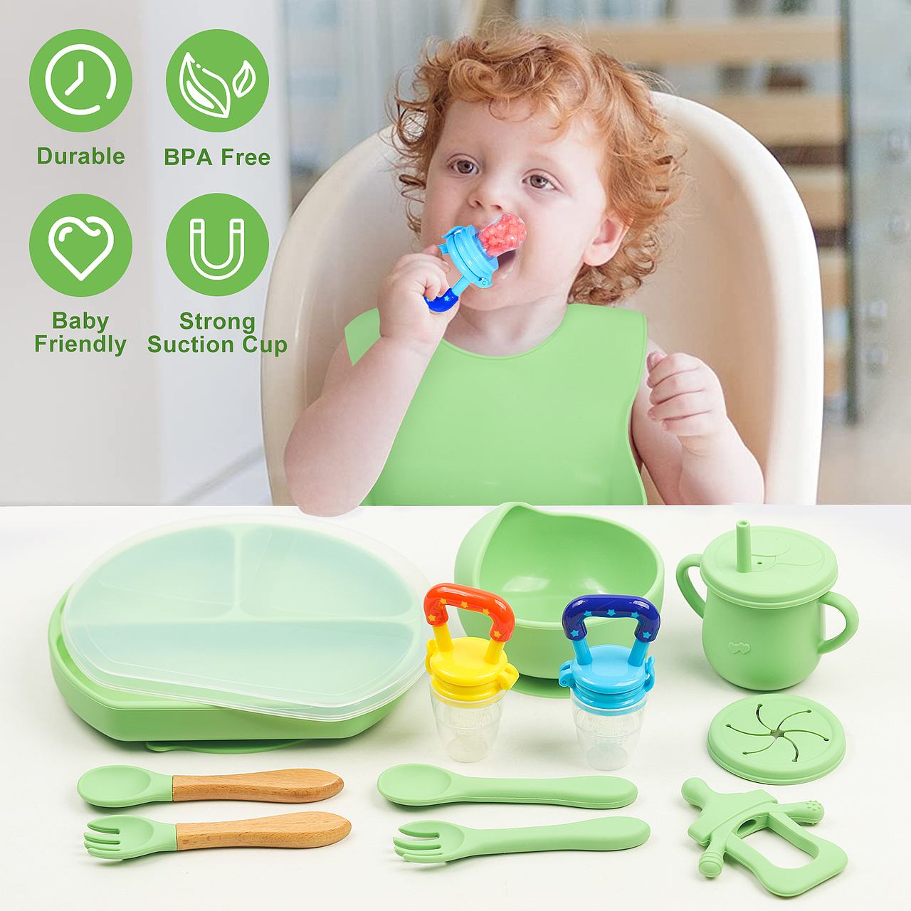 婴童餐具套装 | 亚马逊