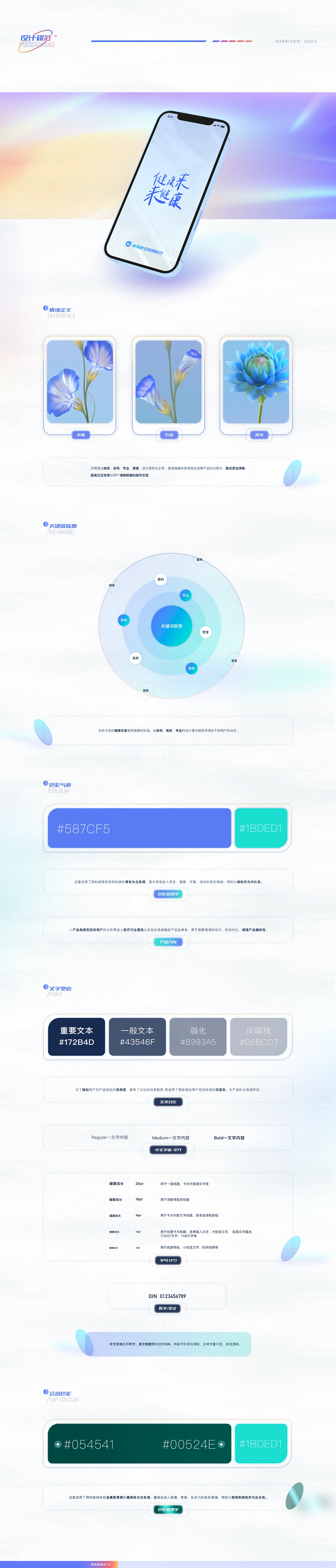 「海瑞康」医疗健康平台UI设计