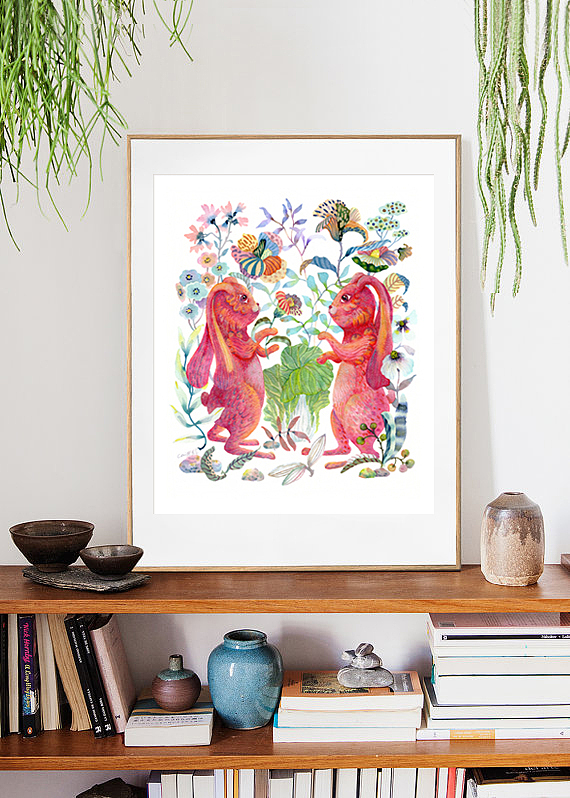 Good luck 兔 you（图ZMzIyMDk1MDY0） - 绘画 - 站酷设计师思群艺制原创素材 - 站酷ZCOOL