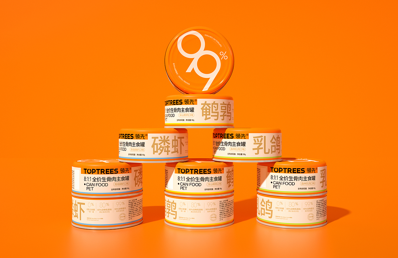 toptrees生骨肉主食罐设计