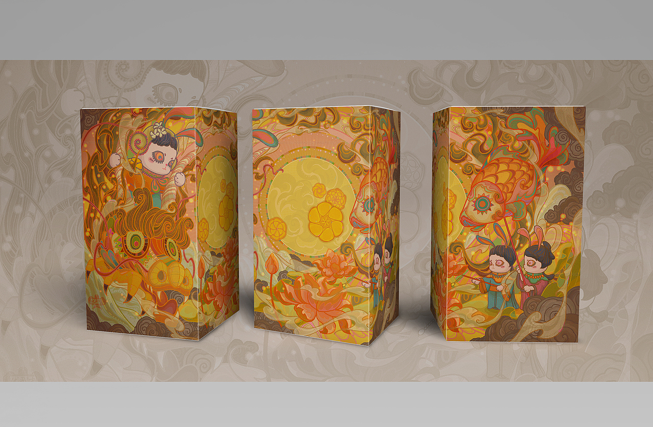 国风插画-中秋·共明月 贺佳节（图ZMzA3ODUzNTgw） - 艺术插画 - 站酷设计师优那吉原创素材 - 站酷ZCOOL