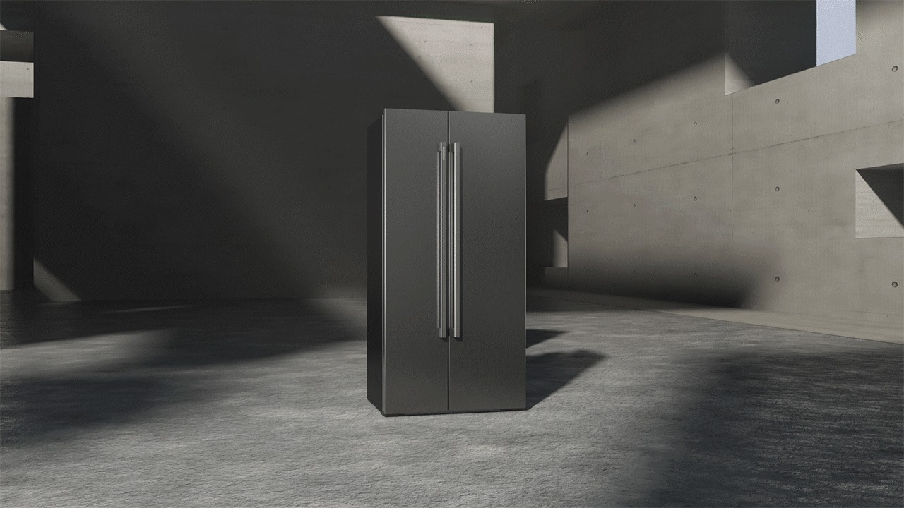 西门子曜钢黑精控恒鲜冰箱