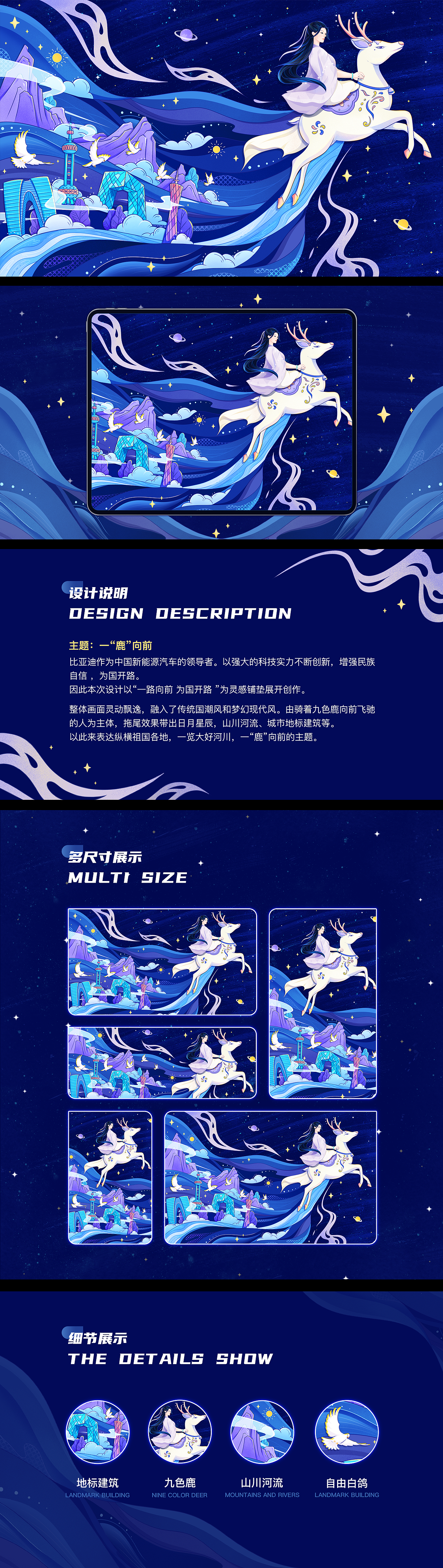 【一“鹿”向前】比亚迪车机主题壁纸设计大赛