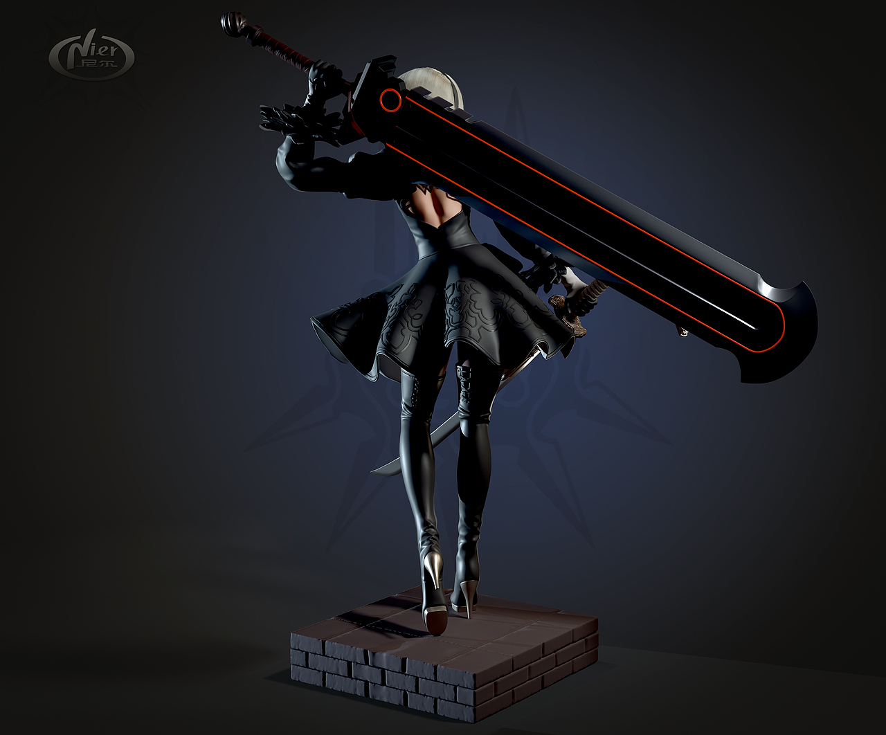 YoRHa No.2B（图ZMzI2MDU3NjQw） - 人物/生物 - 站酷设计师Jeffrey85原创素材 - 站酷ZCOOL