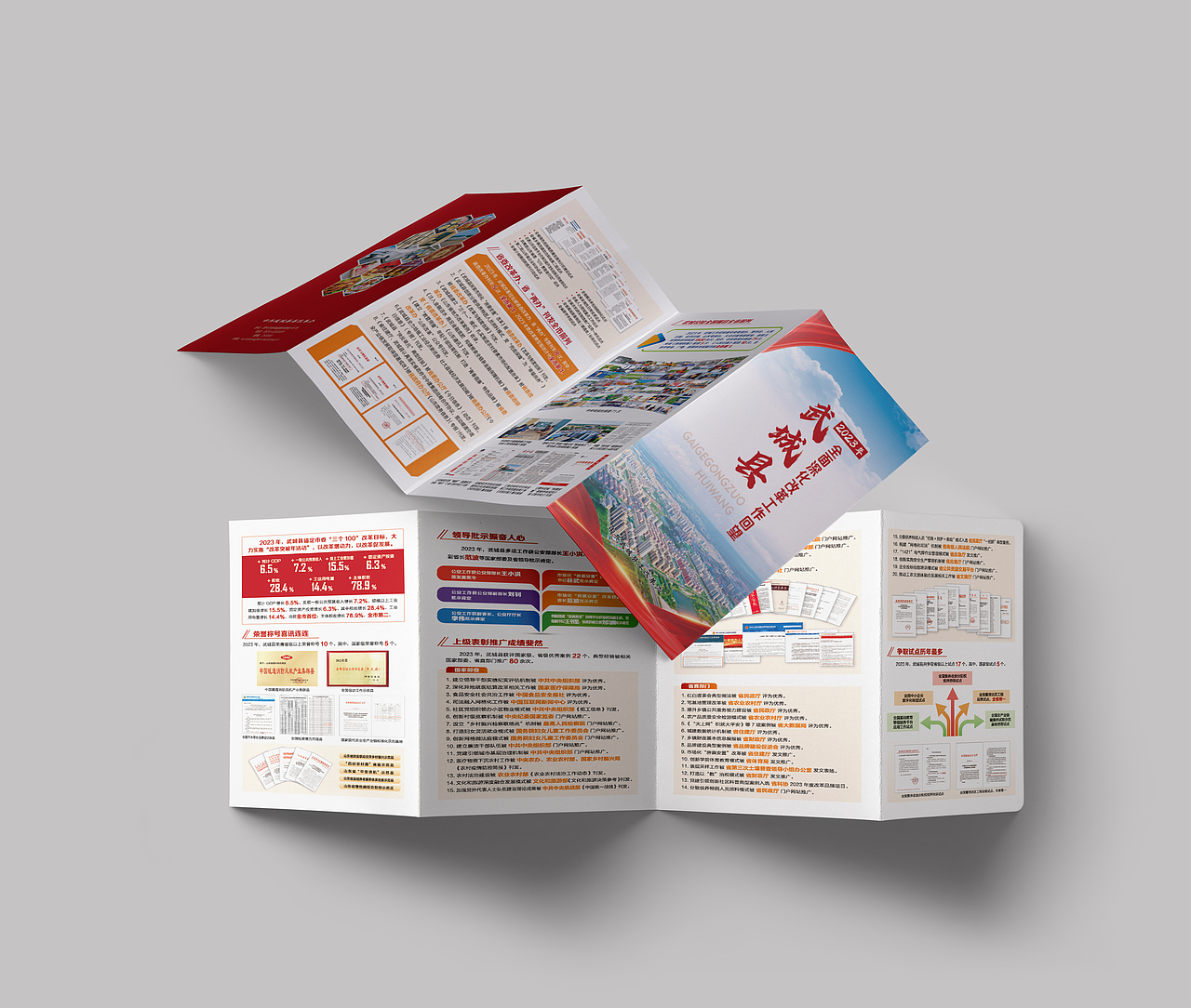 品述文化|全面深化改革宣传折页|城市改革