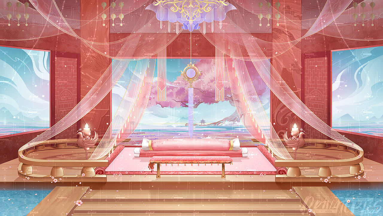 【月球场景】魔天记手游场景绘制