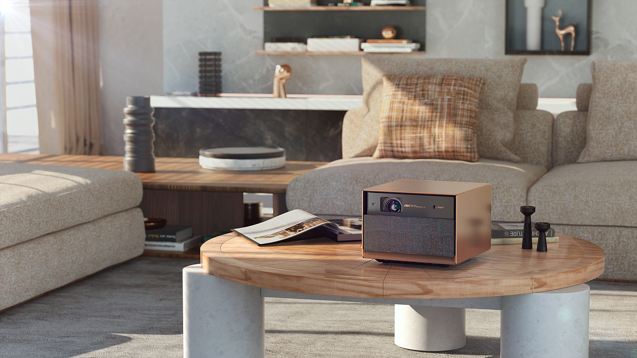 极米投影仪_渲染