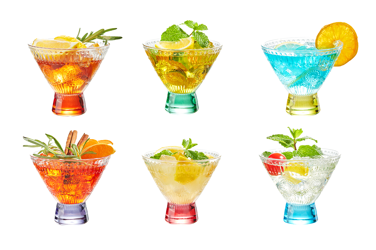 亚马逊产品拍摄-高脚浮雕花纹玻璃杯/鸡尾酒杯