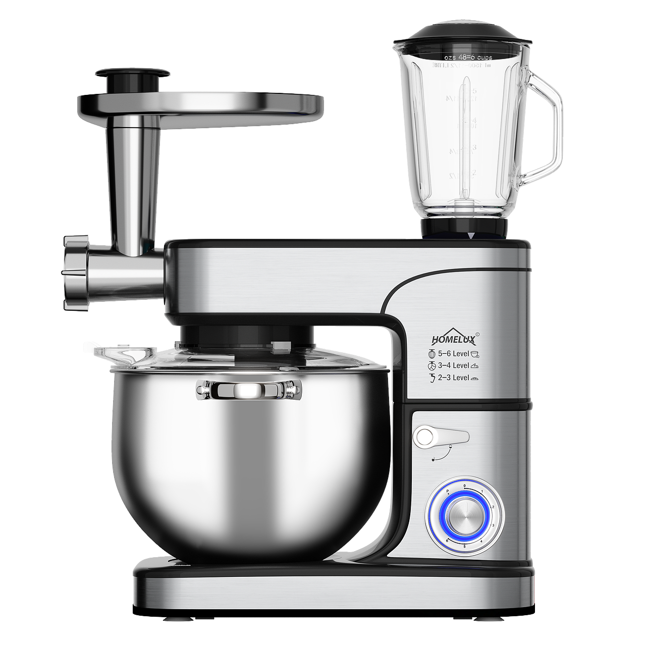 3D建模 揉面机667三合一