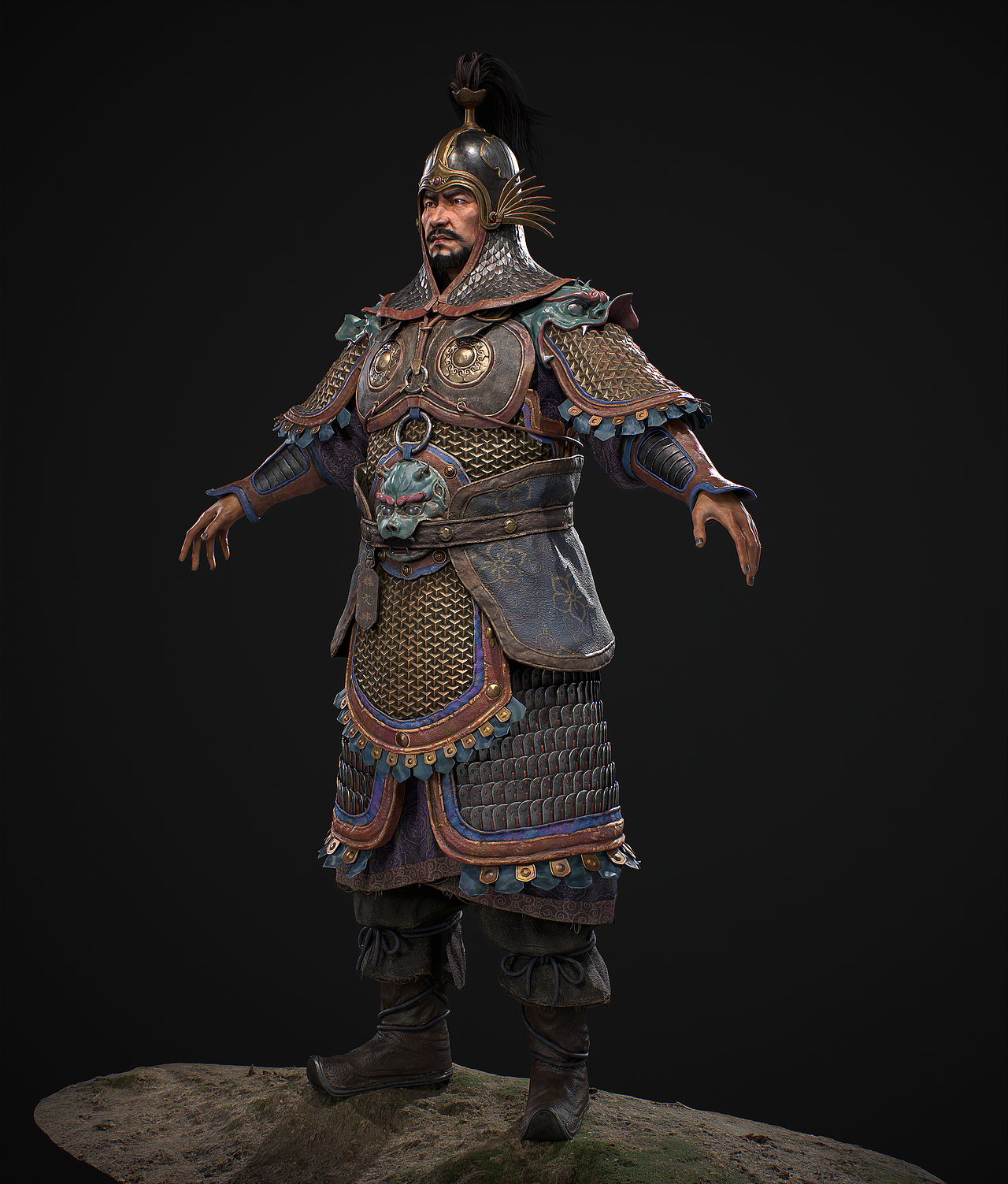 唐朝将军哥舒翰（图ZMzU2MTc0MjUy） - 人物/生物 - 站酷设计师魏文肆原创素材 - 站酷ZCOOL