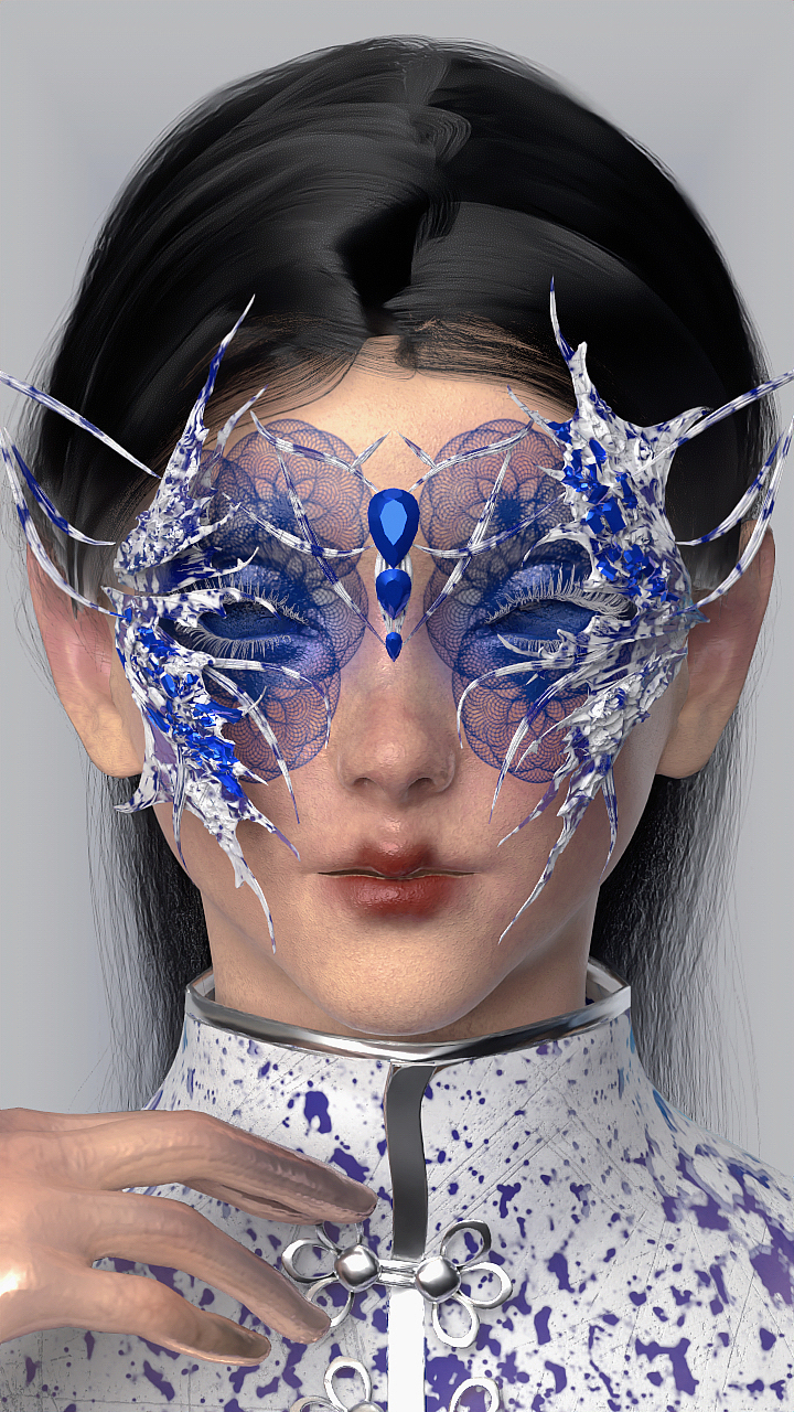 虚室生白|新中式虚拟数字面饰